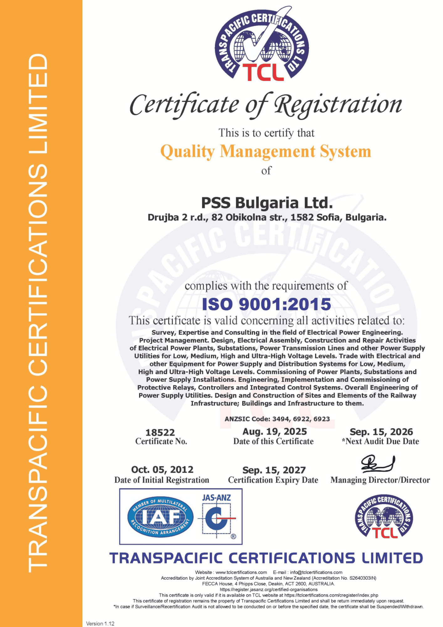 CERT-18522, PSS Bulgaria Ltd_page-0001-EN